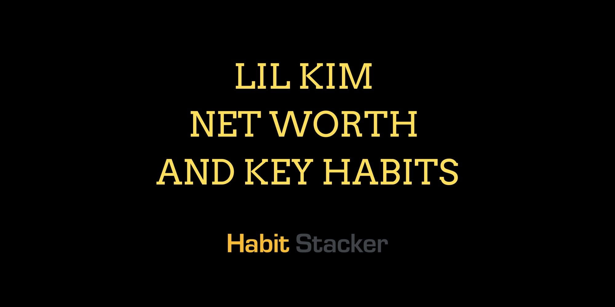 Lil Kim net worth
