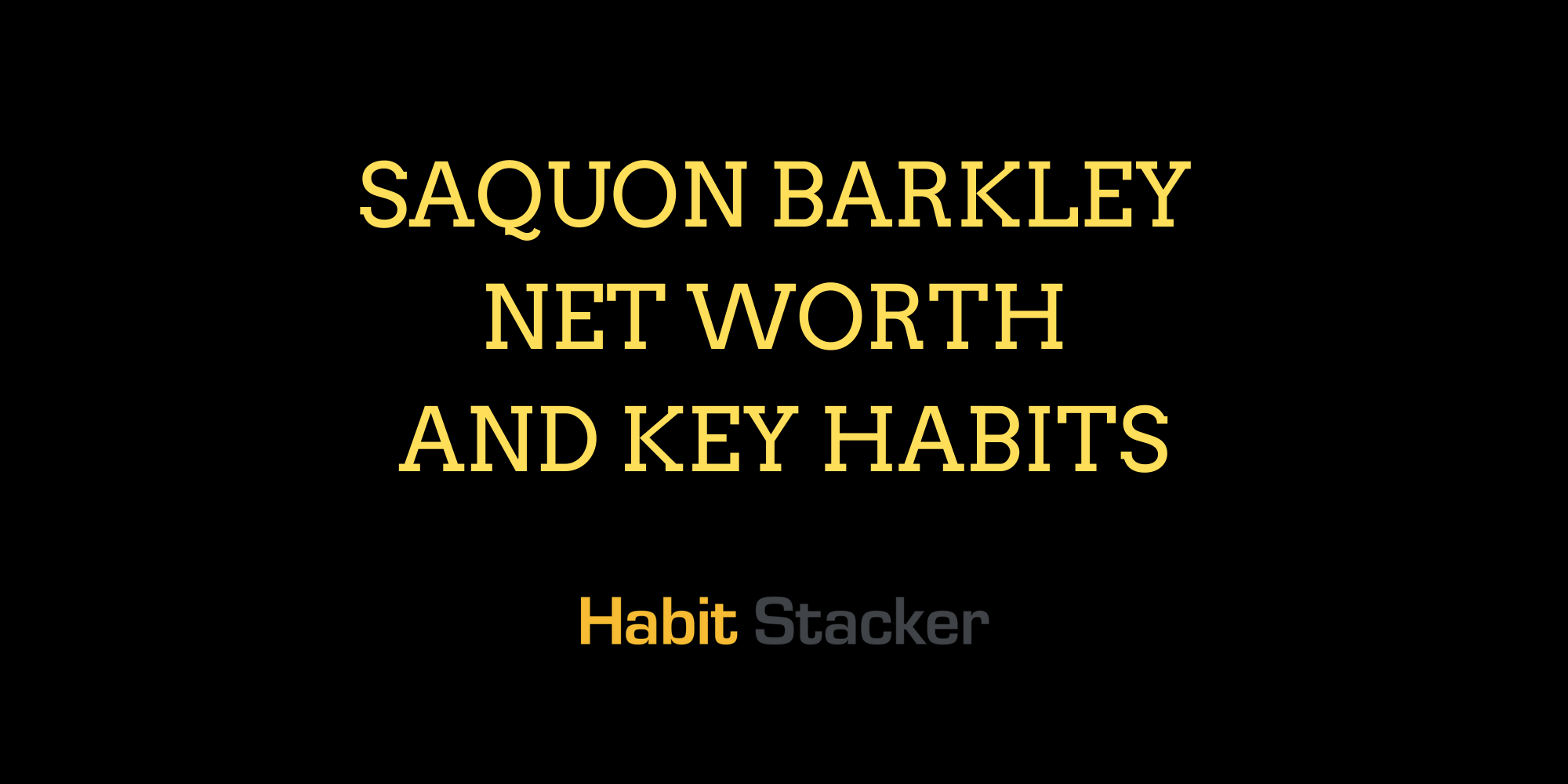 Saquon Barkley Net Worth And Key Habits