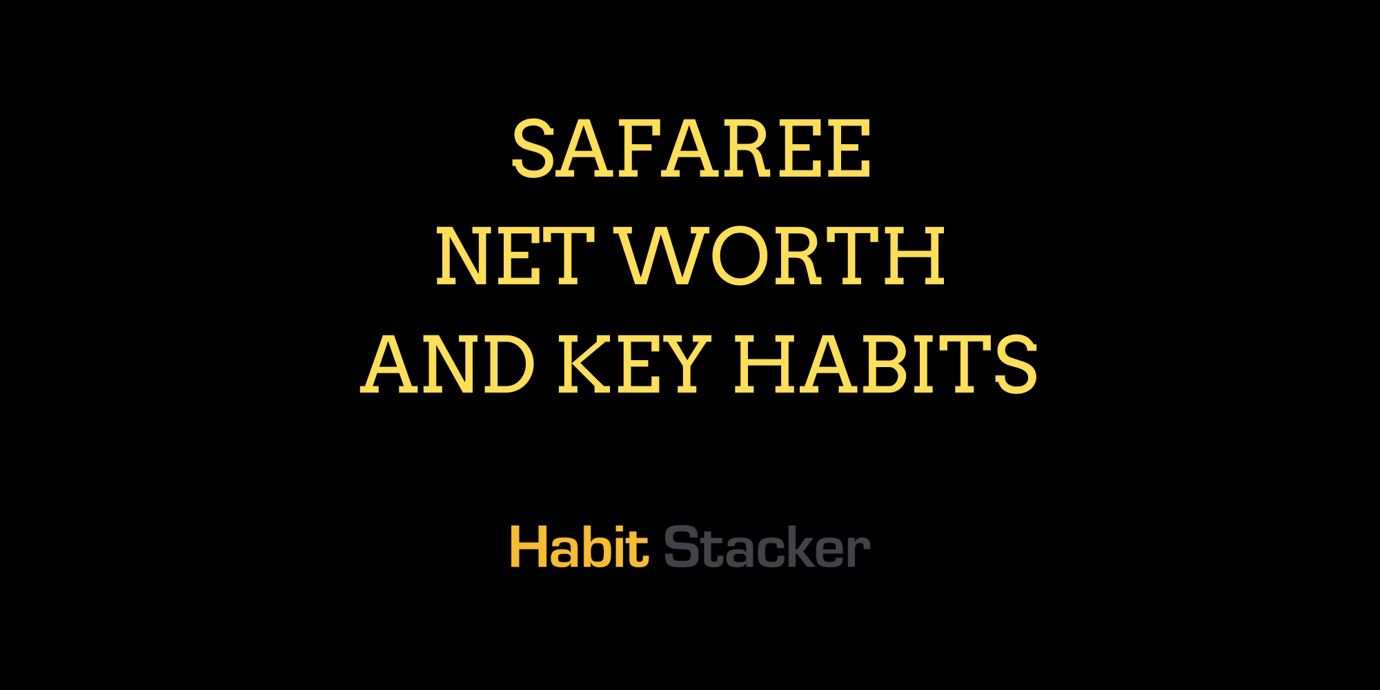 Safaree Net Worth and Key Habits