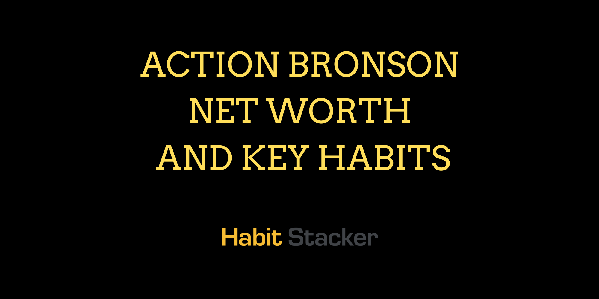 Action Bronson Net Worth and Key Habits