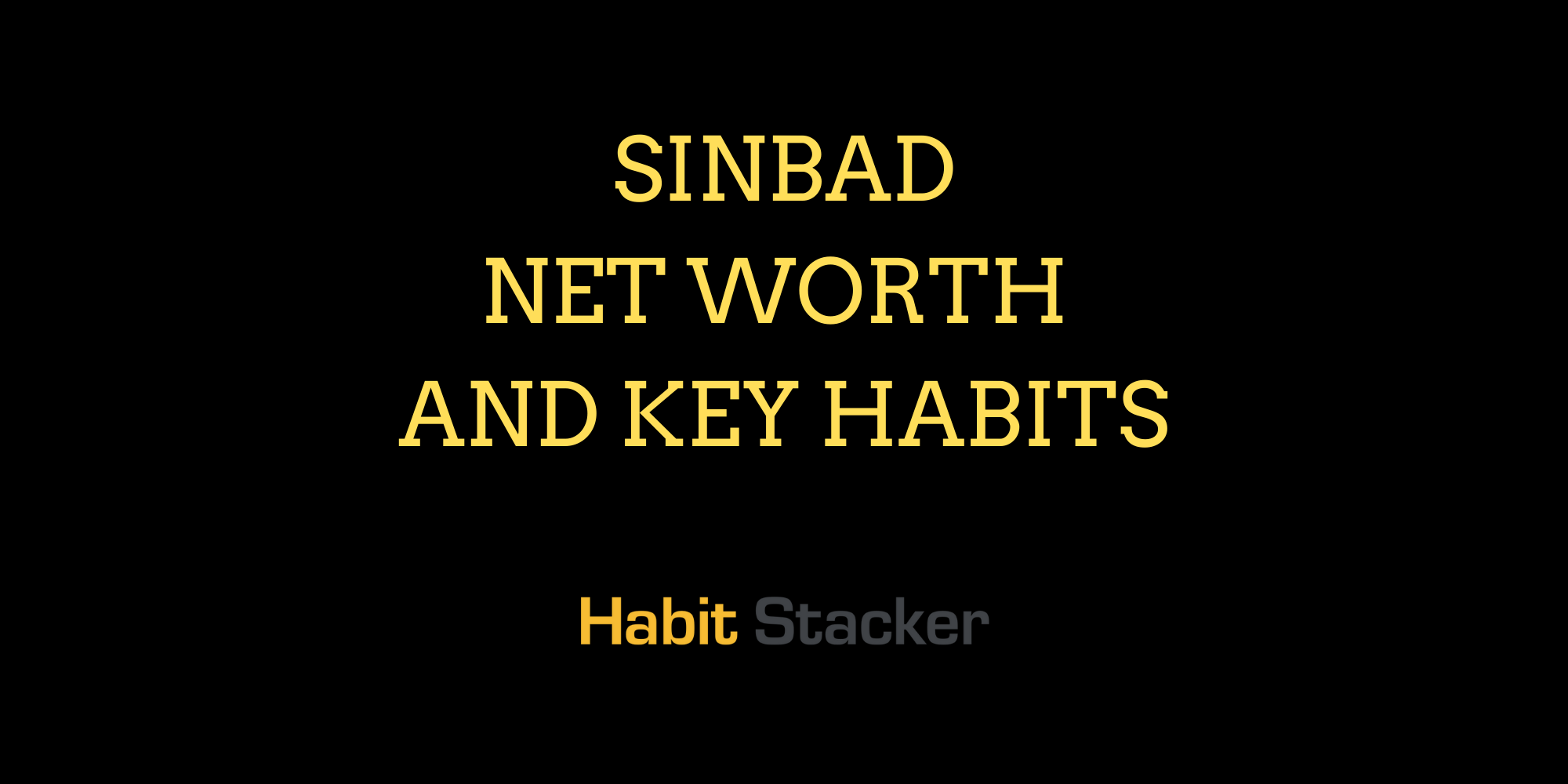 Sinbad Net Worth